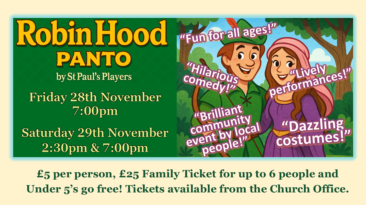 St Paul's Church Annual Pantomime 2025